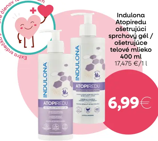 Indulona Atopiredu ošetrujúci sprchový gél