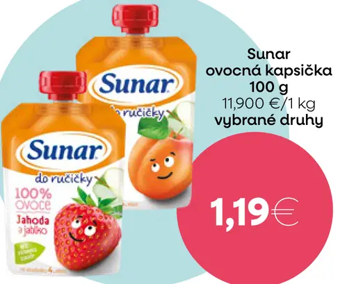 Sunar do ručičky ovocná kapsička