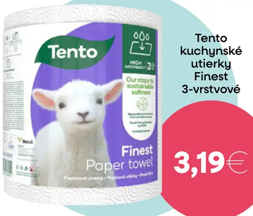 Tento kuchynské utierky 3-vrstvové