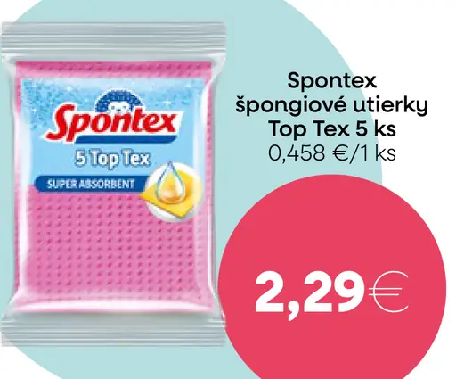 Spontex špongiové utierky