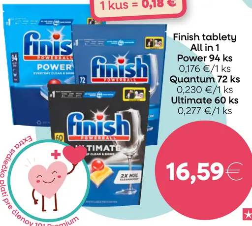 Finish tablety