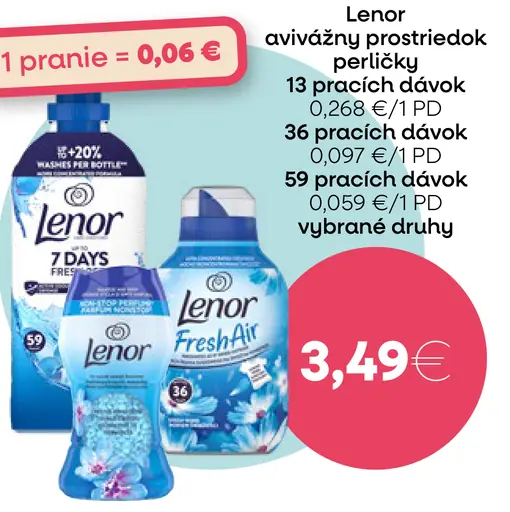 Lenor avivážny prostriedok