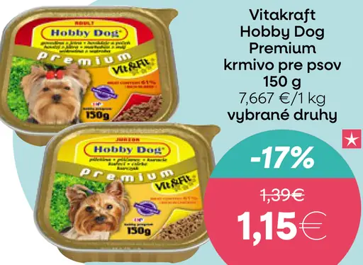 Vitakraft Hobby Dog krmivo pre psov