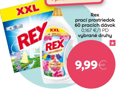 Rex prací prostriedok