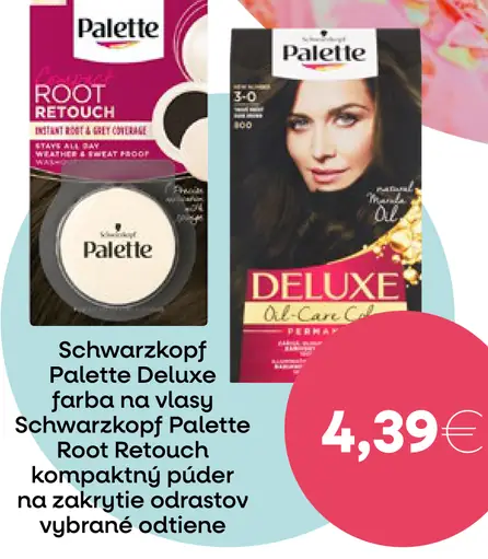 Schwarzkopf Palette Deluxe farba na vlasy Schwarzkopf Palette Root Retouch kompaktný púder na zakrytie odrastov vybrané odtiene