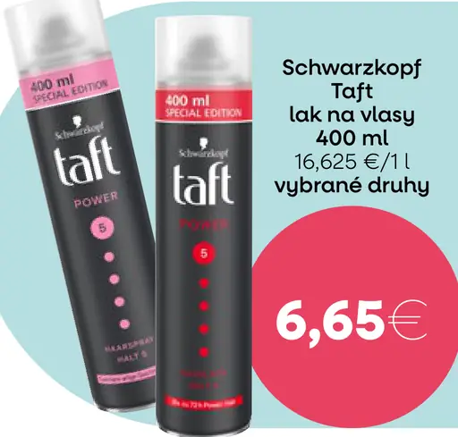 Schwarzkopf Taft lak na vlasy