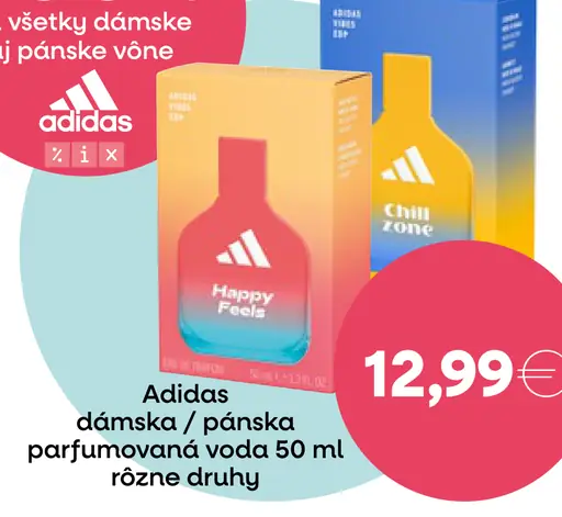 Adidas dámska / pánska parfumovaná voda