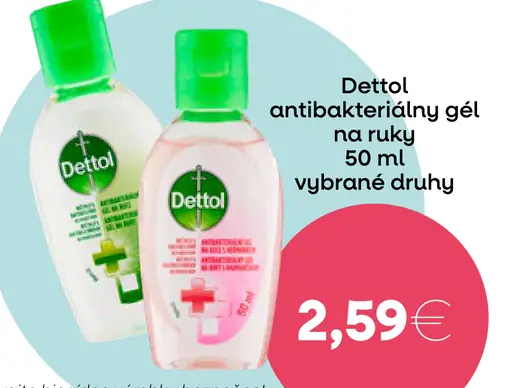 Dettol Antibakteriálny gél na ruky