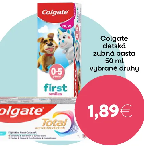 Colgate detská zubná pasta