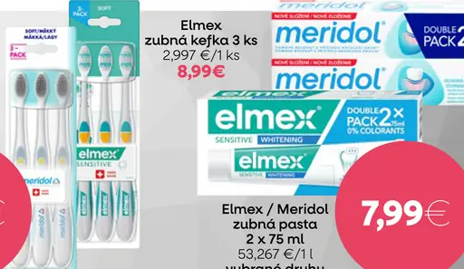 Elmex / Meridol zubná pasta