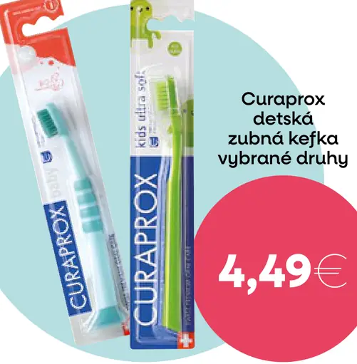 Curaprox detská zubná kefka