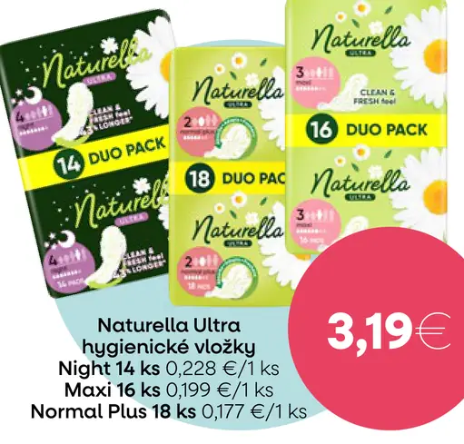 Naturella Ultra hygienické vložky