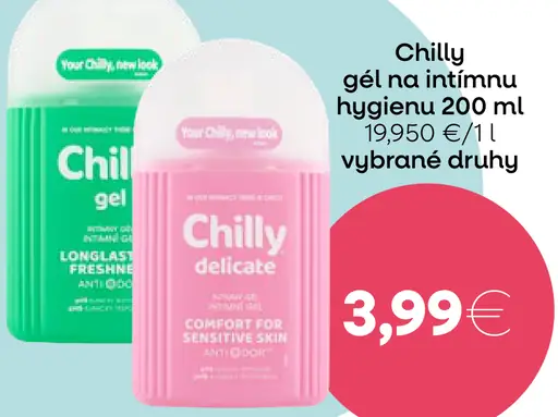 Chilly gél na intímnu hygienu