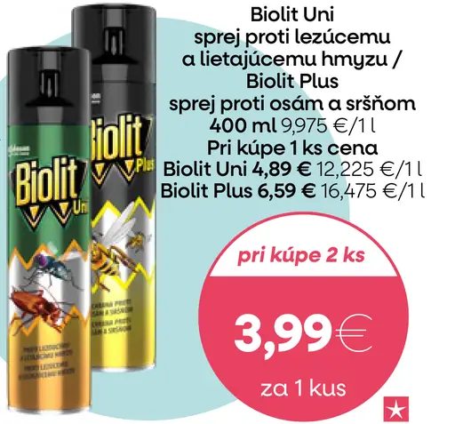 Biolit Sprej proti lietajúcemu a lezúcemu hmyzu
