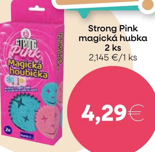 Strong Pink magická hubka