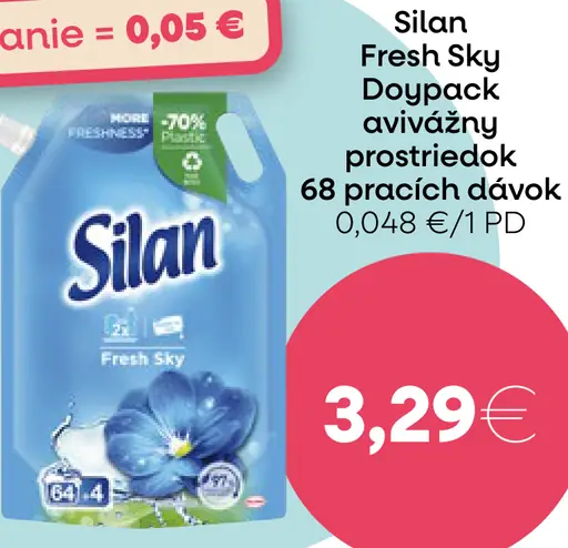 Silan avivážny prostriedok Fresh Sky