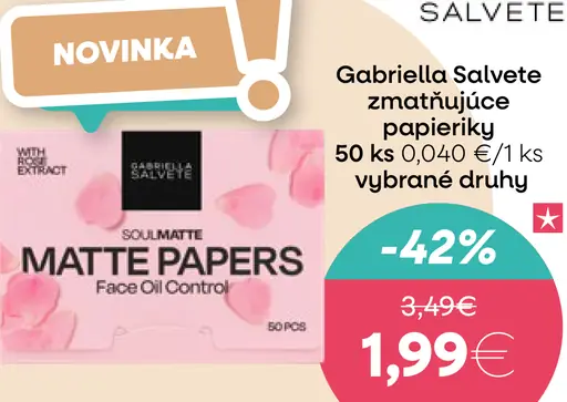 Gabriella Salvete matujúce papieriky