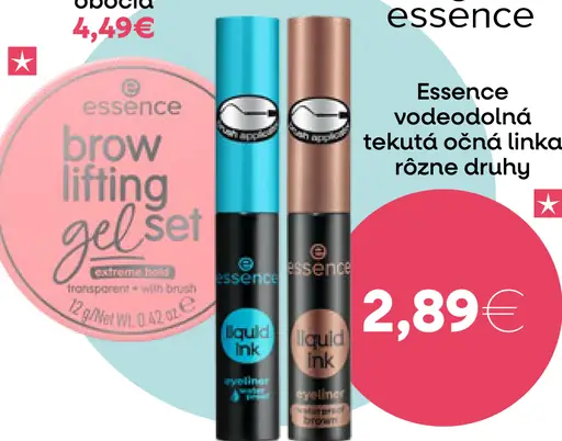 Essence vodeodolná tekutá očná linka