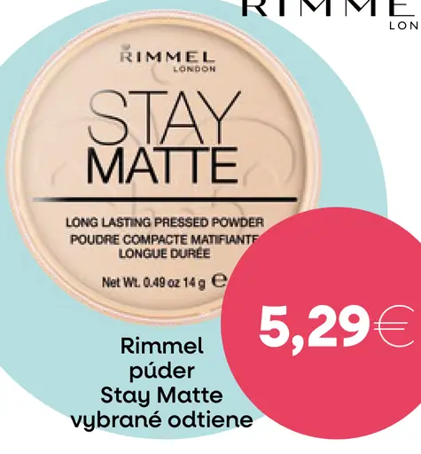 Rimmel Stay Matte púder