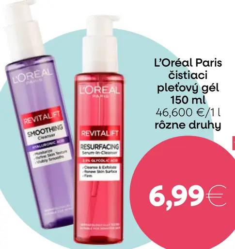 L'Oréal Paris čistiaci pleťový gél