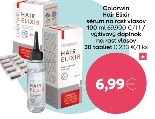 Colorwin Hair Elixir sérum na rast vlasov