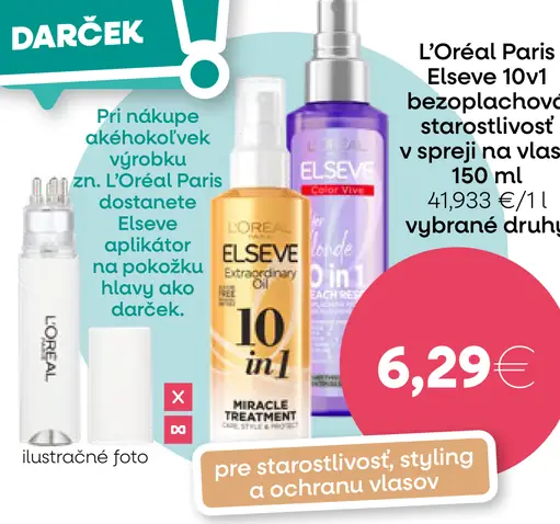 L'Oréal Paris Elseve 10v1 bezoplachová starostlivosť sprej