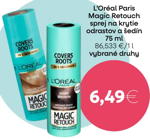 L'Oréal Paris Magic Retouch, SVETLOHNEDÁ