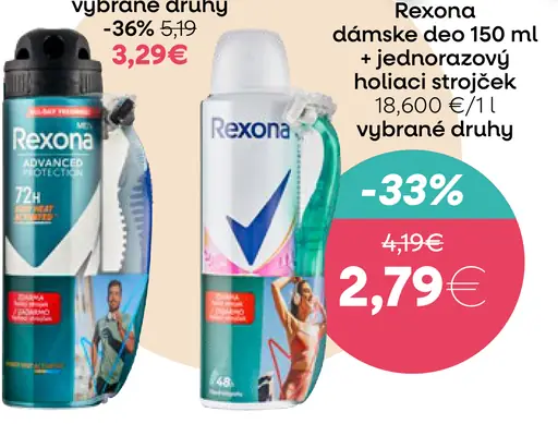 Rexona dámske deo