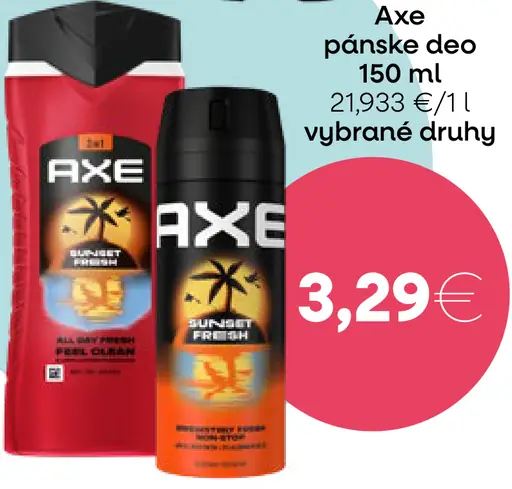 Axe pánske deo