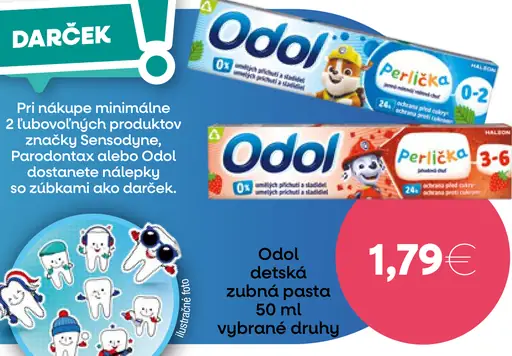 Odol Perlička detská zubná pasta