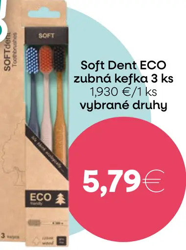 Soft Dent Eco zubná kefka