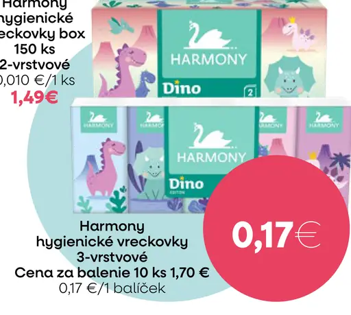 Harmony hygienické vreckovky