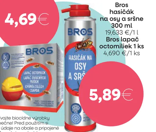 Bros hasiaca pena na osy a sršne