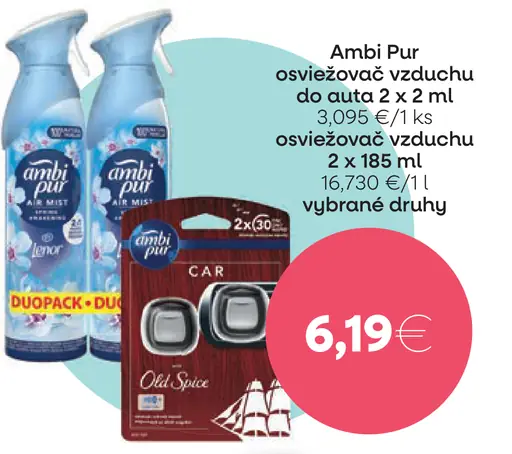 Ambi Pur osviežovač vzduchu do auta