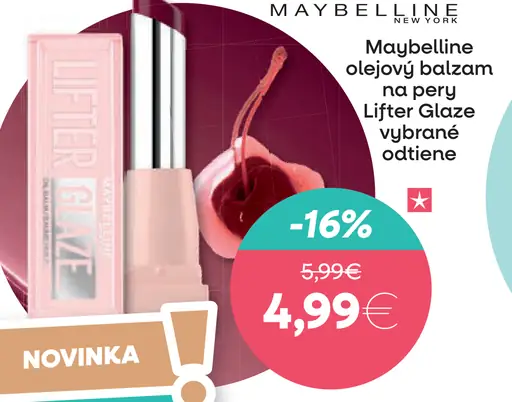 Maybelline olejový balzam na pery Lifter Glaze