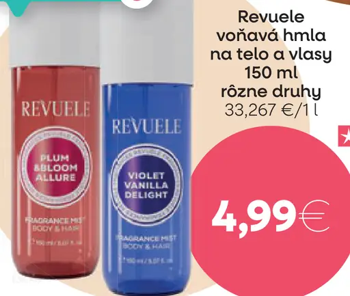 Revuele voňavá hmla