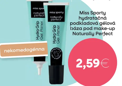 Miss Sporty hydratačná podkladová gélová báza Naturally Perfect