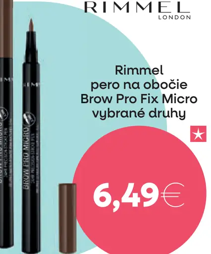 Rimmel pero na obočie Brow Pro Fix Micro