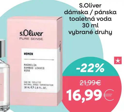 S.Oliver For Her dámska toaletná voda