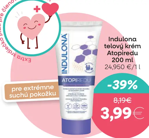 Indulona telový krém Atoprel