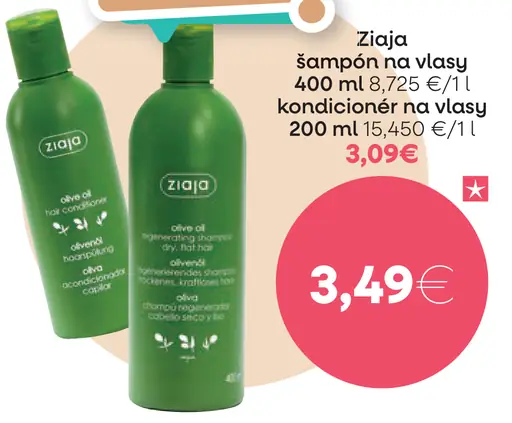 Ziaja šampón na vlasy