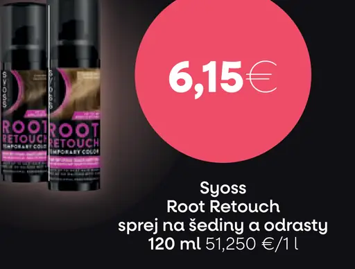 Syoss Root Retouch sprej na šediny a odrasty