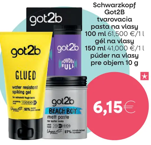 Schwarzkopf got2b Tvarovacia pasta na vlasy