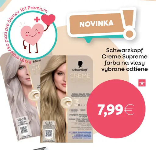 Schwarzkopf Creme Supreme farba na vlasy