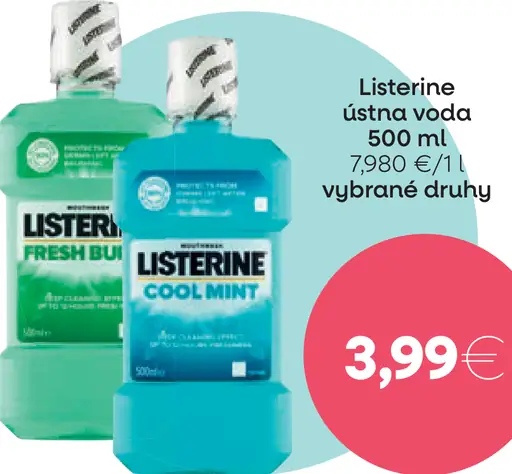 Listerine ústna voda