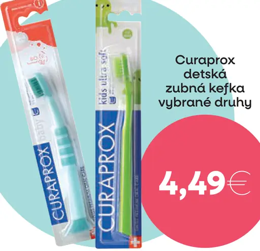 Curaprox detská zubná kefka