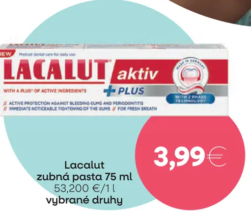 Lacalut zubná pasta