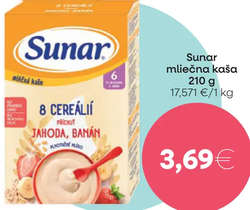 Sunar mliekčna kaša