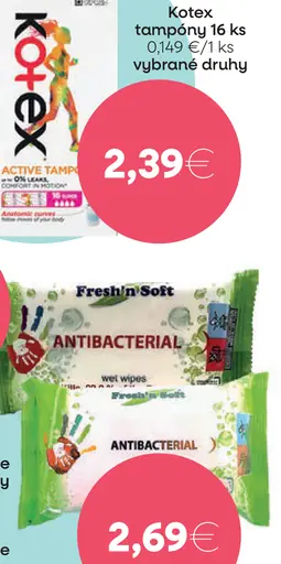 Kotex Tampóny