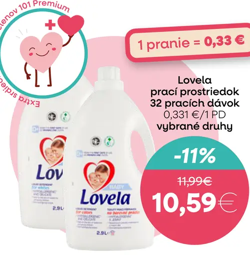 Lovela prací prostriedok